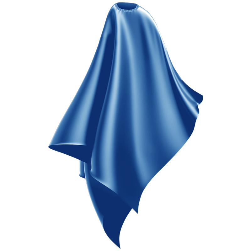 Wahl Nylon Polyester Cape Blue
