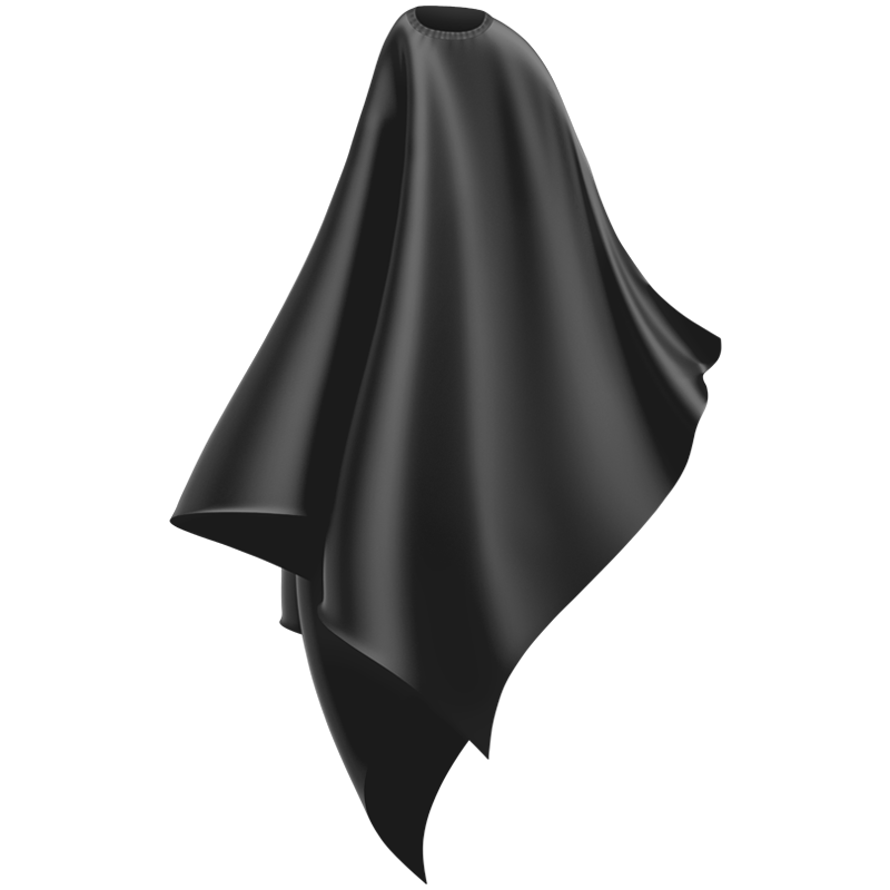 Wahl Nylon Polyester Cape Char Charcoal