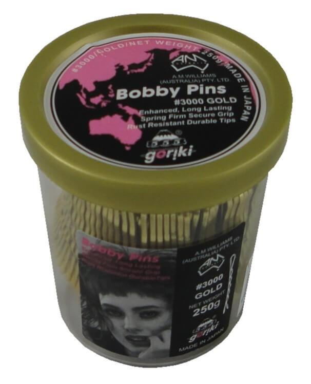 Bobby Pins 555 Gold 250g